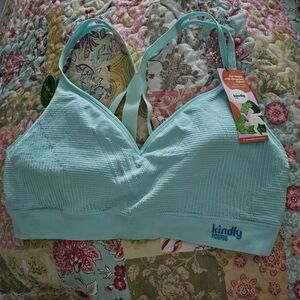 Kindly Yours Women's Light Blue Seamless Comfort Bra